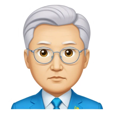 photorealistic tokaev president kazakhstan sticker