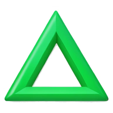 green triangle for kpis sticker