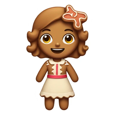 Gingerbread girl  sticker