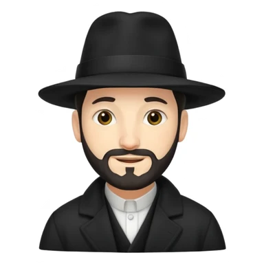 orthodox jew smirking sticker