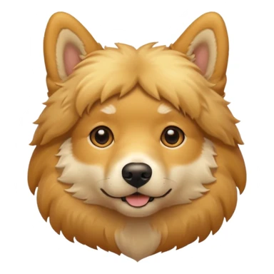 golden dog: short fur  sticker