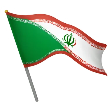 Irans old flag sticker