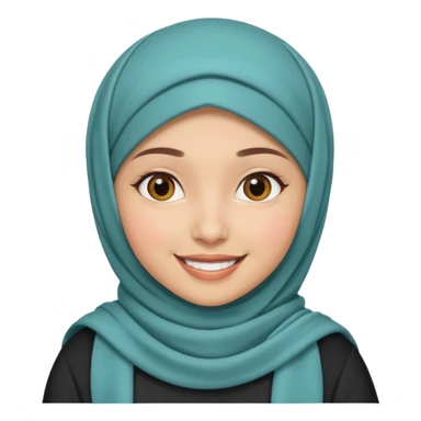 Hijab girl sticker