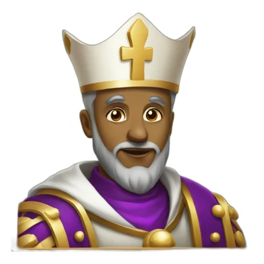 Bishop chess fantasy sticker