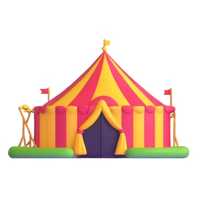 water balloon game at a fair sticker