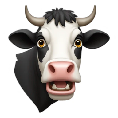 vache qui brute sticker