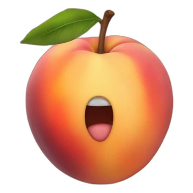 gigantic peaches sticker