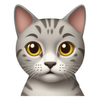 A cat with a cocky attitude. sticker