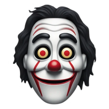Billy the puppet from saw film sticker