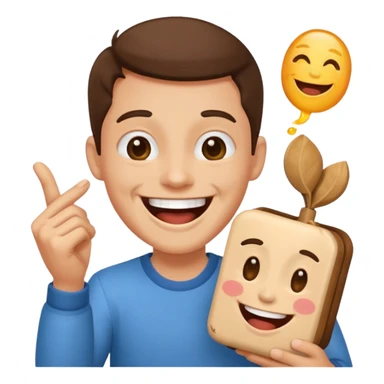 GAnD me hath dala huwa or hash raha ho sticker