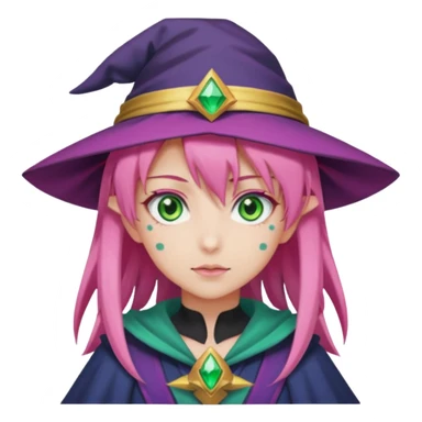 dark magician girl yu-gi-oh sticker