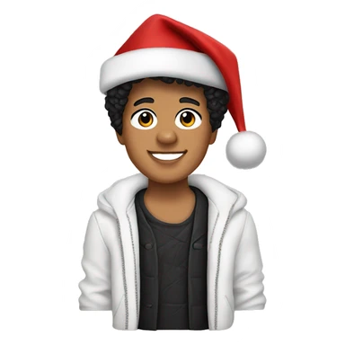bruno mars as santa sticker