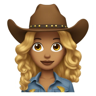 beyonce cowboy sticker