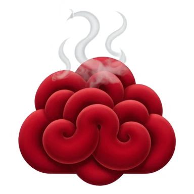 velvet smoke circular swirl cloud  sticker