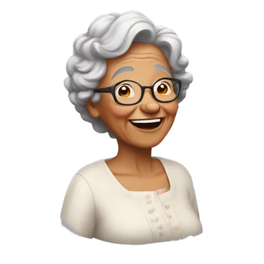 Yung Giggling Grandma sticker