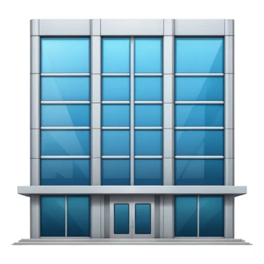 facade of a company sticker