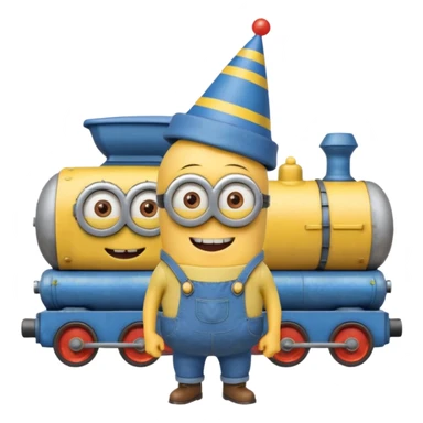 Minion🎂Bob esponja🚂 sticker