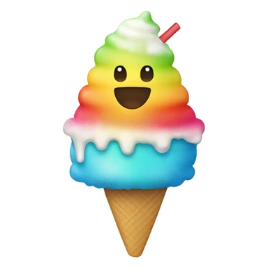 Snowcone sticker