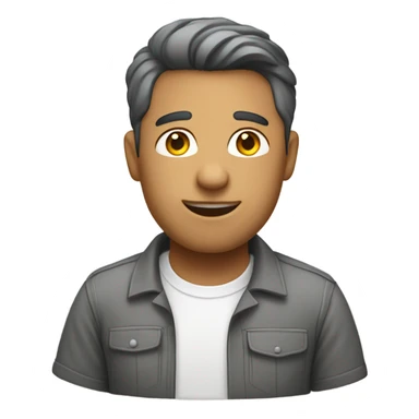 office worker with tshirt sticker