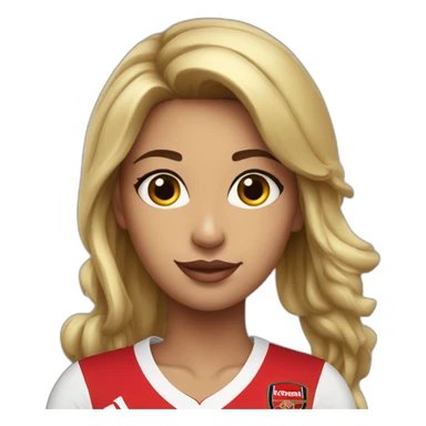 Sexy-Girl-with-Arsenal-Jersey sticker