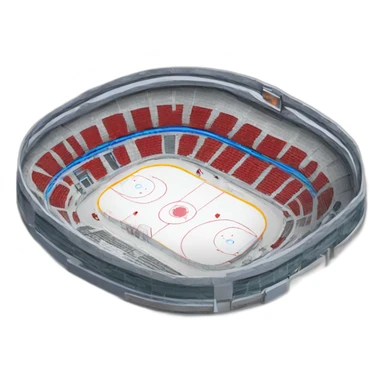 Hockey arena sticker