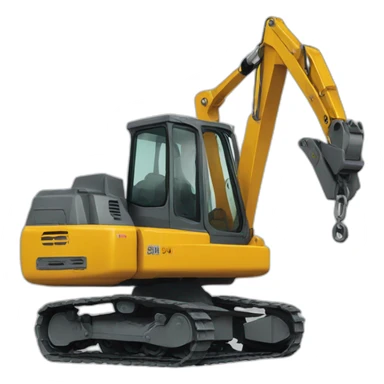 escavadeira hidráulica  sticker