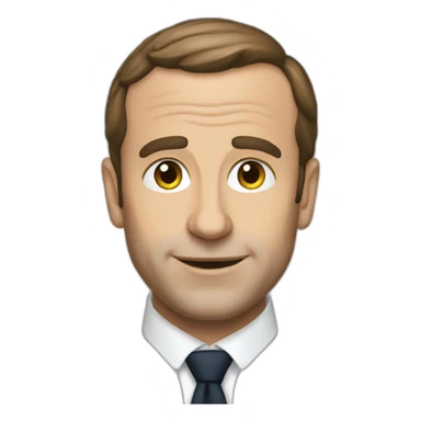 Macron bouré sticker