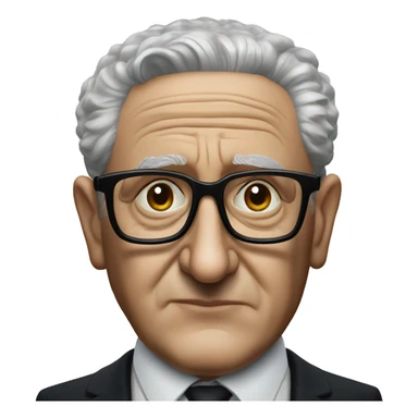 photorealistic Henry Kissinger  sticker