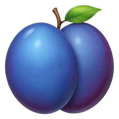 blue plum sticker