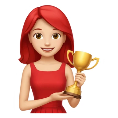 Red carpet winner sticker