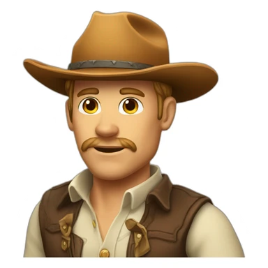 Cow-boy bourgeois  sticker