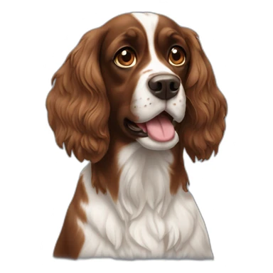 serge britanny spaniel sticker
