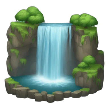 wasserfall sticker