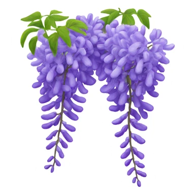 Wisteria vine sticker
