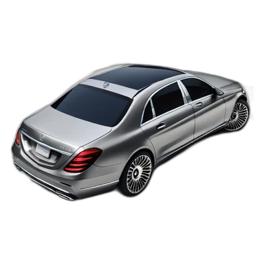 Gray Mercedes maybach 2022 sticker