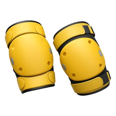 elbow guard yellow sticker