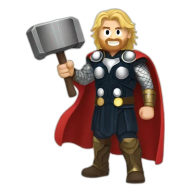 Thor WITH HAMMER sticker