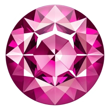 Pink diamond emoji sticker