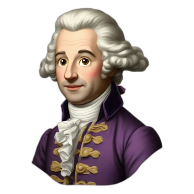 eighteenth-century aristocrat sticker