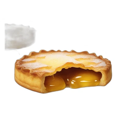 une galette gelée par le froid sticker