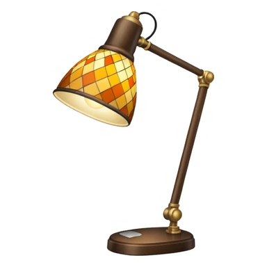 patterned desk lamp sticker