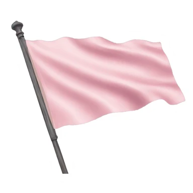 pastel pink flag sticker