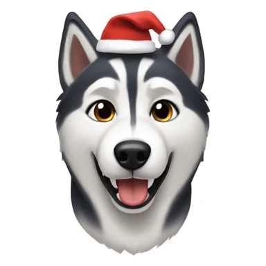 Husky Christmas  sticker