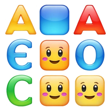 ABCD sticker