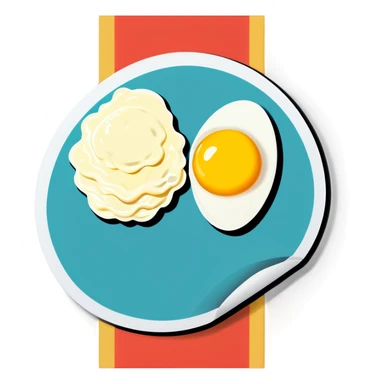 Scrambled eggs  sticker