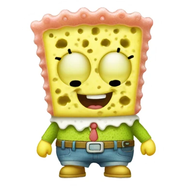 cute baby sponge bob sticker