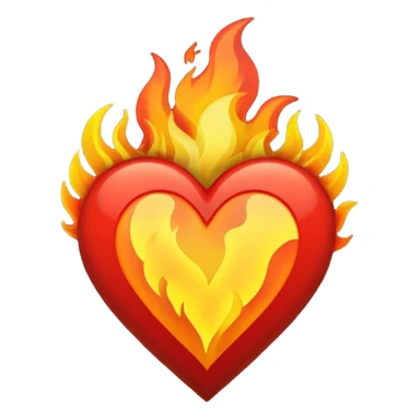 Make flaming hearts in all colours but heart would be separate nature sticker