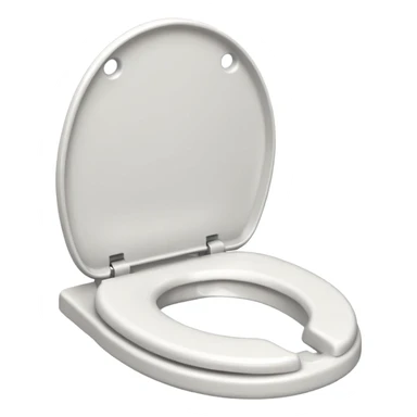 Baby toilet seat without a lid  sticker