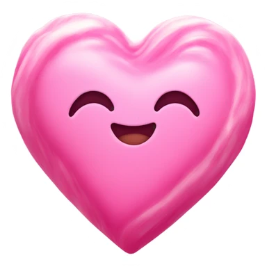 taffy pink heart sticker