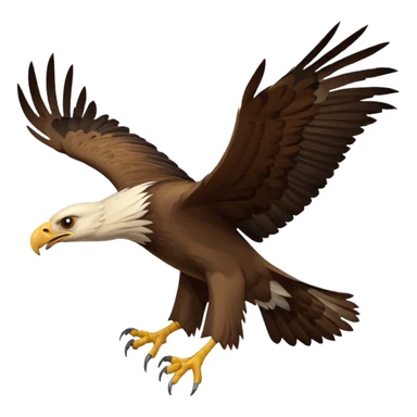 vulture fighting a hawk sticker